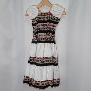5/$30 NWOT Elastic Stretch Cotton Printed Long Dress